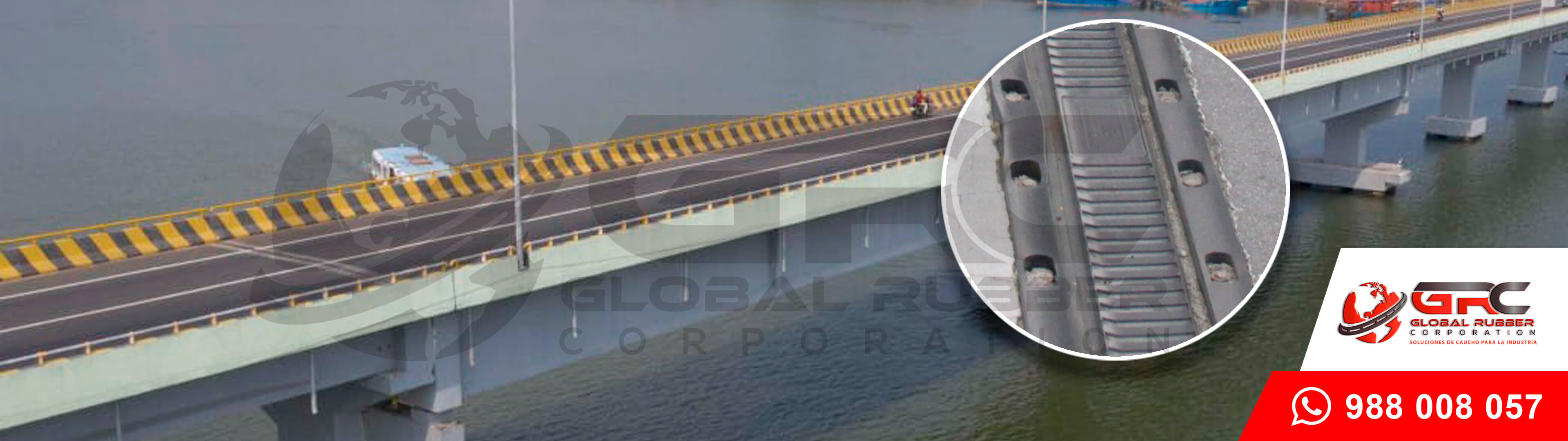 Juntas de Caucho para puente