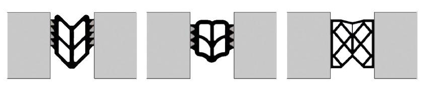 Fabricamos y diseñamos juntas de caucho para las diferentes necesidades del sector, estas juntas tienen distintos modelos, tamaños y colores. La elección depende de la preferencia del cliente y en cierto grado, de los requisitos exactos de movimiento y presión.