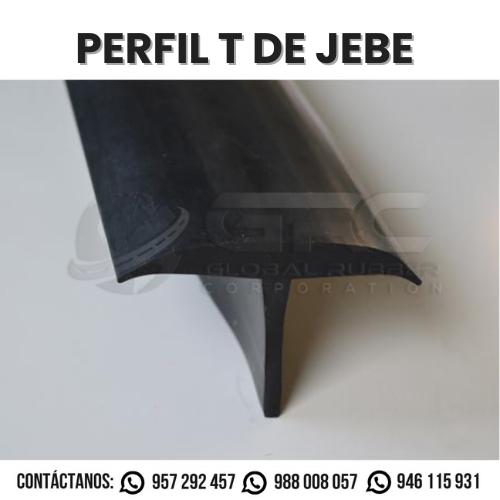 Perfil T de jebe para balanza en Perú